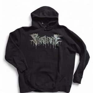 Black luxury quality Hoodie L